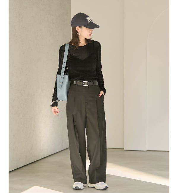 Plage「《一部カラーWEB限定追加》Flocky Mesh ロンT」|Tシャツ・カットソー|