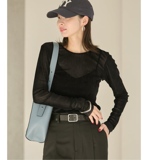 Plage「《一部カラーWEB限定追加》Flocky Mesh ロンT」|Tシャツ・カットソー|