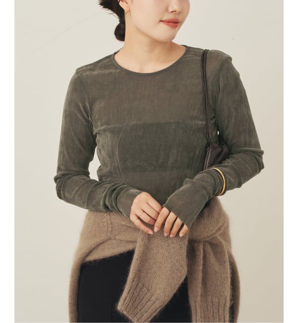 Plage「《一部カラーWEB限定追加》Flocky Mesh ロンT」|Tシャツ・カットソー|