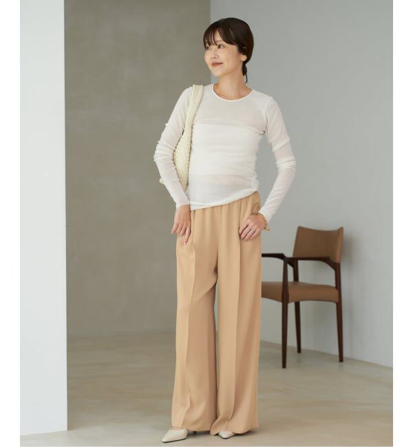 Plage「《一部カラーWEB限定追加》Flocky Mesh ロンT」|Tシャツ・カットソー|