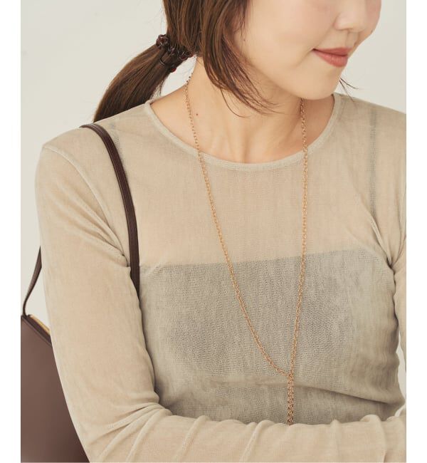 Plage「《一部カラーWEB限定追加》Flocky Mesh ロンT」|Tシャツ・カットソー|