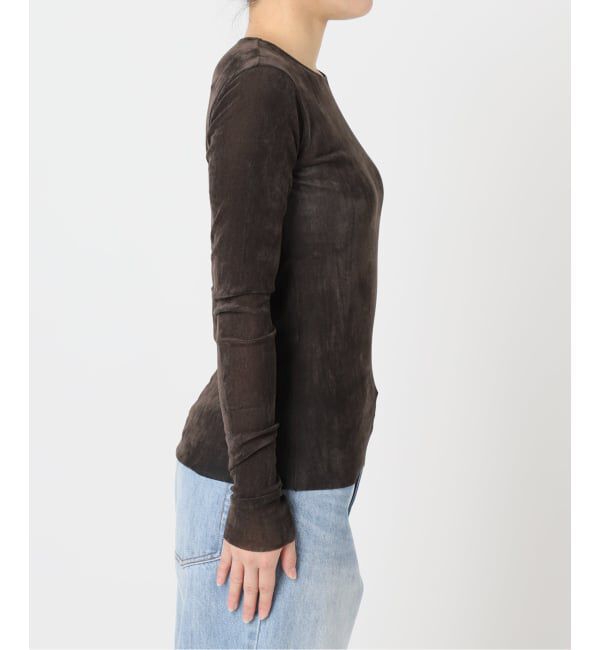 Plage「《一部カラーWEB限定追加》Flocky Mesh ロンT」|Tシャツ・カットソー|