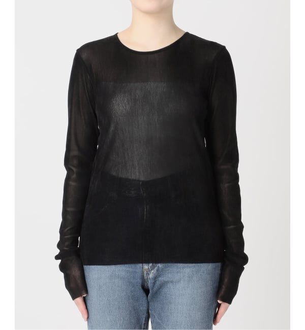 Plage「《一部カラーWEB限定追加》Flocky Mesh ロンT」|Tシャツ・カットソー|