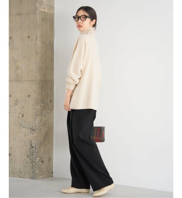 IENA「サスペンダーダブルクロスパンツ」|スラックス|