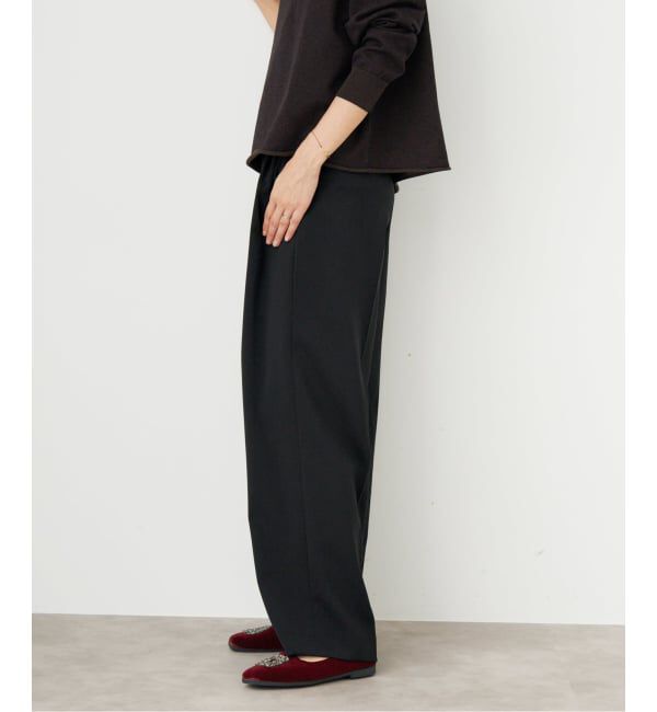 IENA「サスペンダーダブルクロスパンツ」|スラックス|