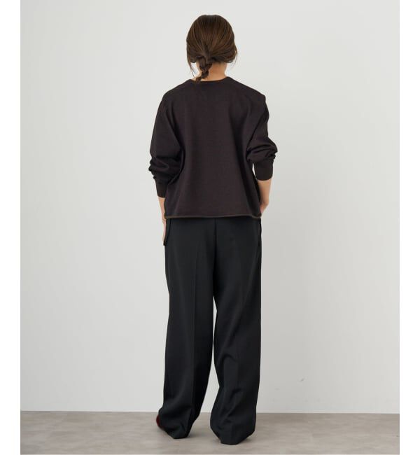 IENA「サスペンダーダブルクロスパンツ」|スラックス|