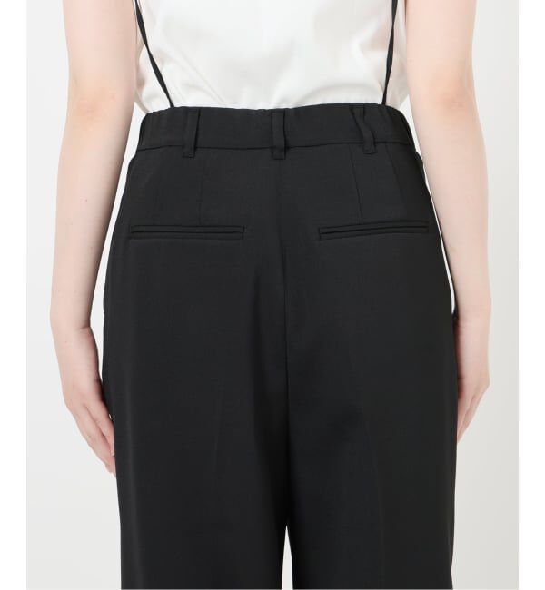 IENA「サスペンダーダブルクロスパンツ」|スラックス|