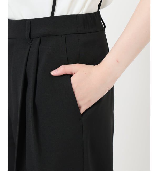 IENA「サスペンダーダブルクロスパンツ」|スラックス|