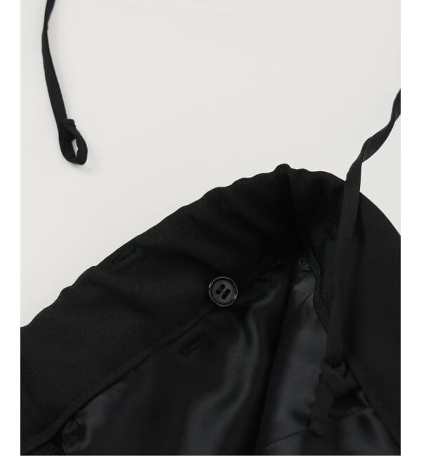 IENA「サスペンダーダブルクロスパンツ」|スラックス|