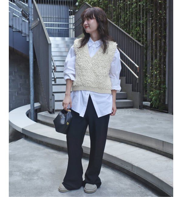 SLOBE IENA「NEPAL HAND KNIT SLOBE別注 ループニットベスト」|ベスト・ジレ|