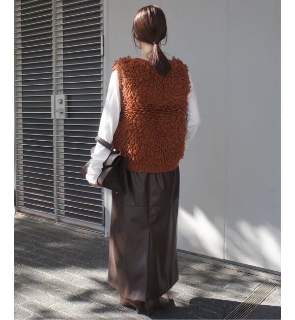 SLOBE IENA「NEPAL HAND KNIT SLOBE別注 ループニットベスト」|ベスト・ジレ|