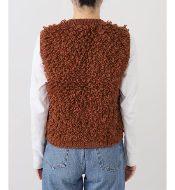 SLOBE IENA「NEPAL HAND KNIT SLOBE別注 ループニットベスト」|ベスト・ジレ|