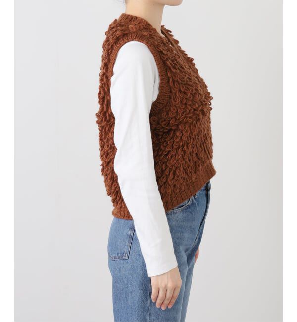 SLOBE IENA「NEPAL HAND KNIT SLOBE別注 ループニットベスト」|ベスト・ジレ|