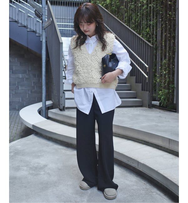 SLOBE IENA「NEPAL HAND KNIT SLOBE別注 ループニットベスト」|ベスト・ジレ|