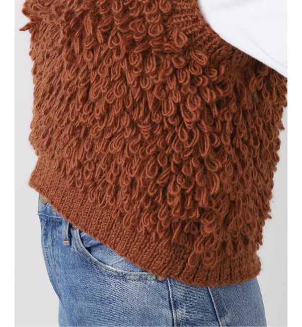 SLOBE IENA「NEPAL HAND KNIT SLOBE別注 ループニットベスト」|ベスト・ジレ|