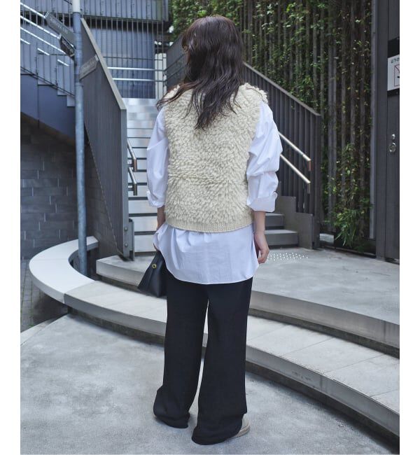 SLOBE IENA「NEPAL HAND KNIT SLOBE別注 ループニットベスト」|ベスト・ジレ|