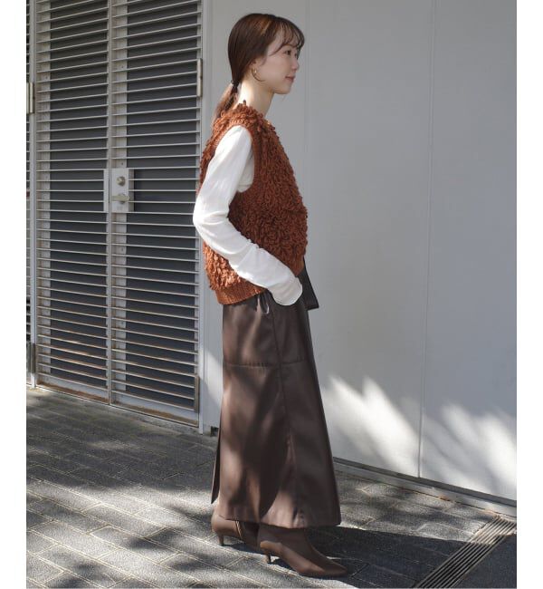 SLOBE IENA「NEPAL HAND KNIT SLOBE別注 ループニットベスト」|ベスト・ジレ|