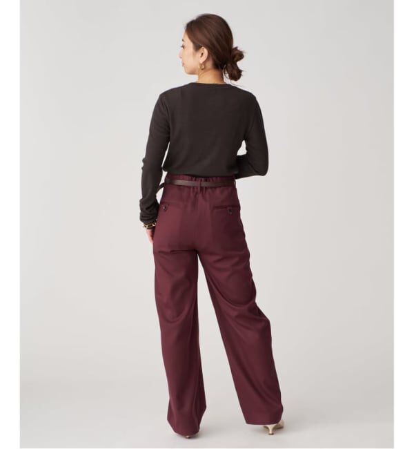 VERMEIL par iena「《追加》wool100 RIB クループルオーバー」|Tシャツ・カットソー|