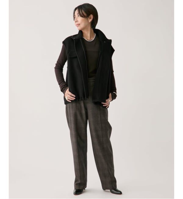 VERMEIL par iena「《追加》wool100 RIB クループルオーバー」|Tシャツ・カットソー|