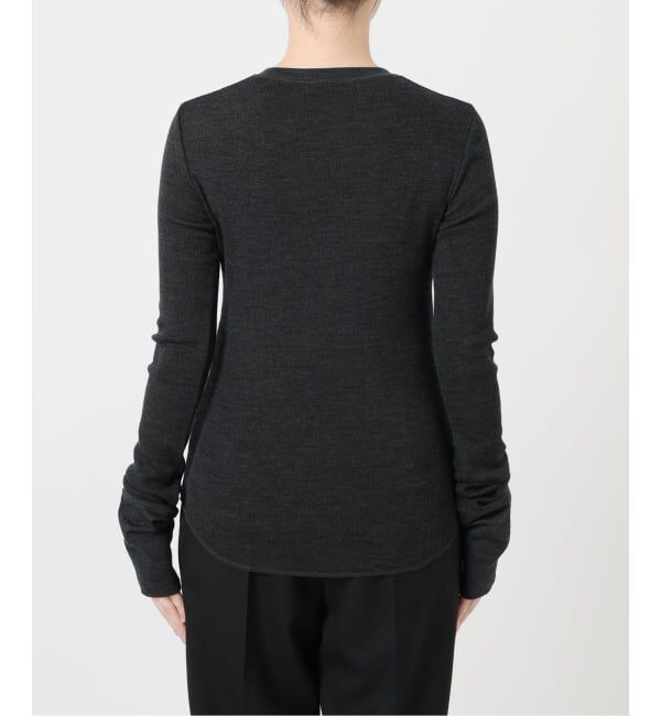 VERMEIL par iena「《追加》wool100 RIB クループルオーバー」|Tシャツ・カットソー|