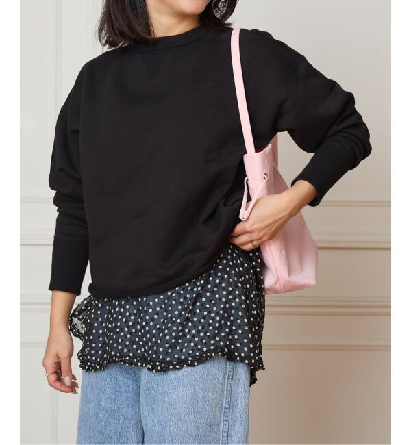 IENA LA BOUCLE「IENA LA BOUCLE ボンドスウェットプルオーバー」|Tシャツ・カットソー|ブラック