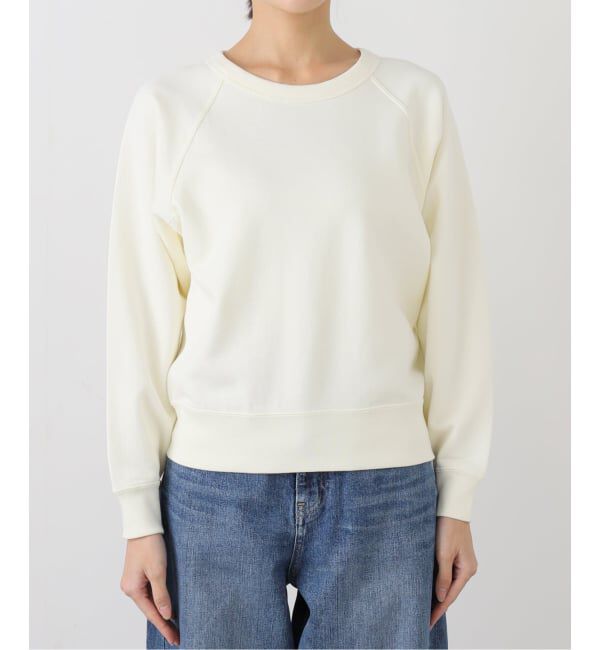 SLOBE IENA「裏毛コンパクトラグランスウェット」|スウェット・ジャージ|ホワイト