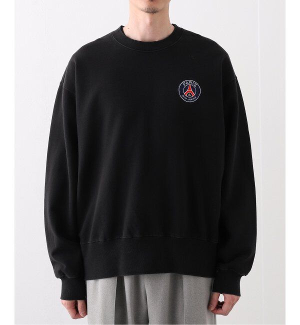 Paris Saint-Germain「【Paris Saint-Germain / パリ・サン＝ジェルマン】 MARBLE LOGO CREW」|スウェット・ジャージ|