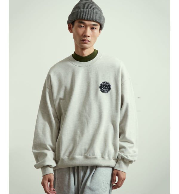 Paris Saint-Germain「【Paris Saint-Germain / パリ・サン＝ジェルマン】 MARBLE LOGO CREW」|スウェット・ジャージ|