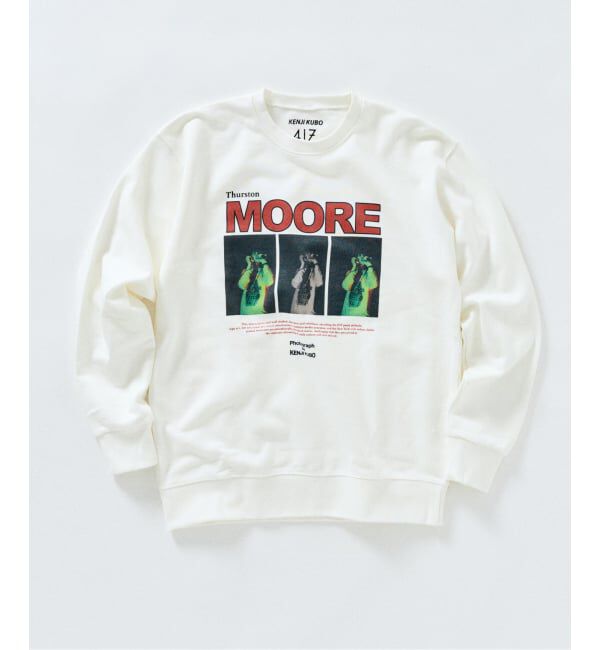 417 EDIFICE「KENJI KUBO PHOTO SWEAT / フォトスウェット」|スウェット・ジャージ|ホワイト B