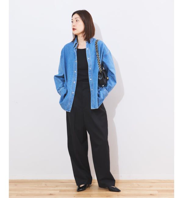 journal standard L'essage「TWサキソニー ボリュームパンツ」|スラックス|