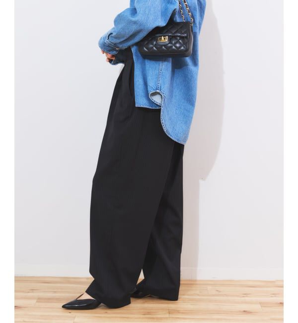 journal standard L'essage「TWサキソニー ボリュームパンツ」|スラックス|