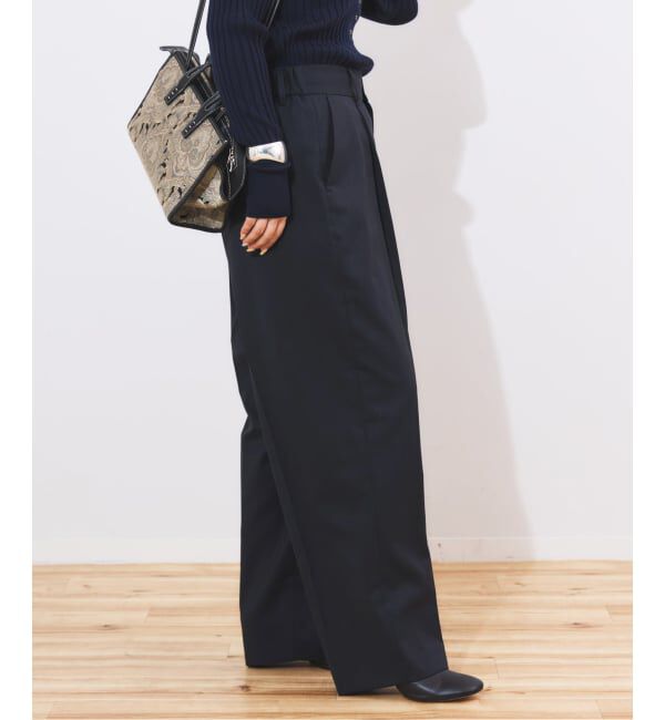 journal standard L'essage「TWサキソニー ボリュームパンツ」|スラックス|グレーA