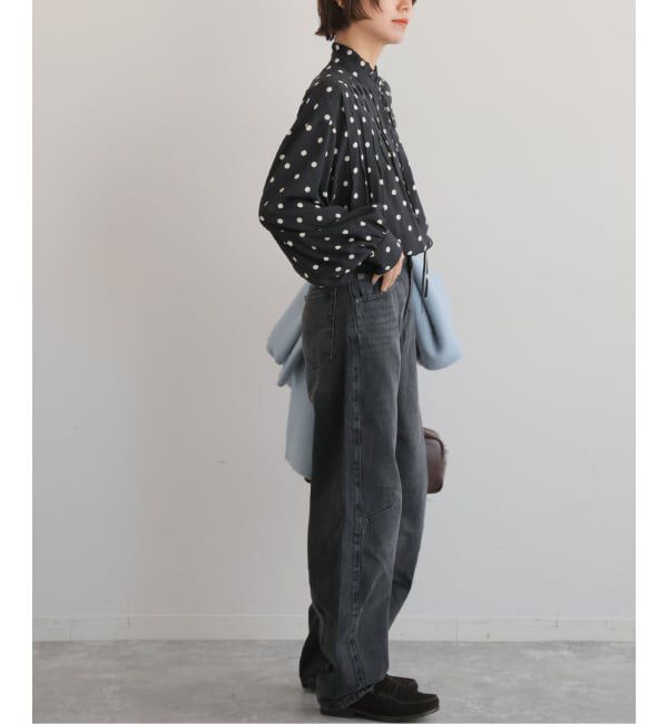 JOURNAL STANDARD relume「《WEB限定》ドットプリントピンタックブラウス」|シャツ・ブラウス|