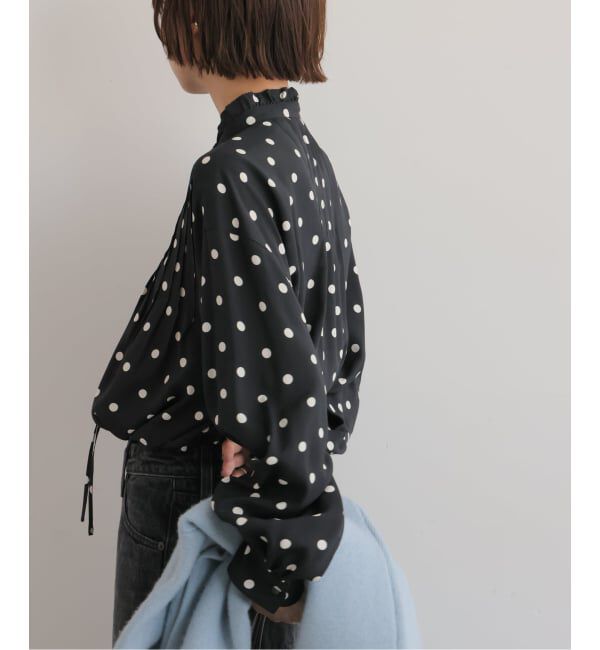 JOURNAL STANDARD relume「《WEB限定》ドットプリントピンタックブラウス」|シャツ・ブラウス|