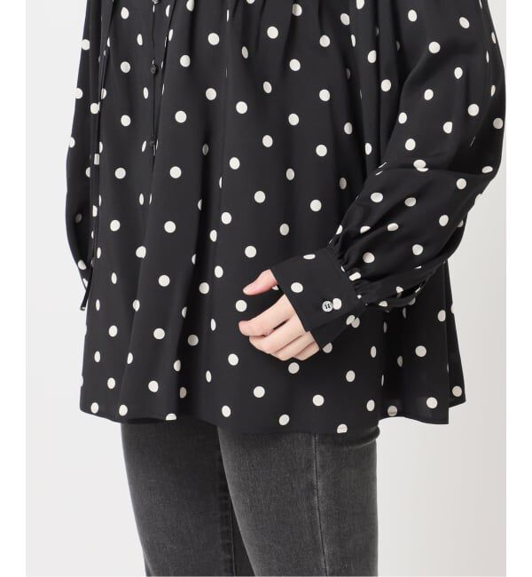 JOURNAL STANDARD relume「《WEB限定》ドットプリントピンタックブラウス」|シャツ・ブラウス|