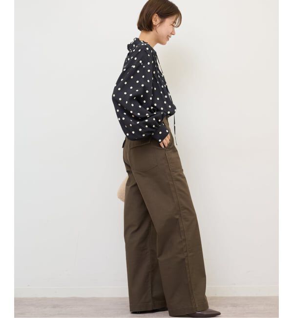 JOURNAL STANDARD relume「《WEB限定》ドットプリントピンタックブラウス」|シャツ・ブラウス|