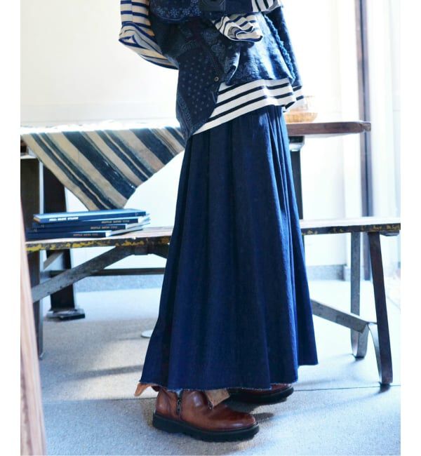 journal standard luxe「10OZデニムタックスカート」|スカート|