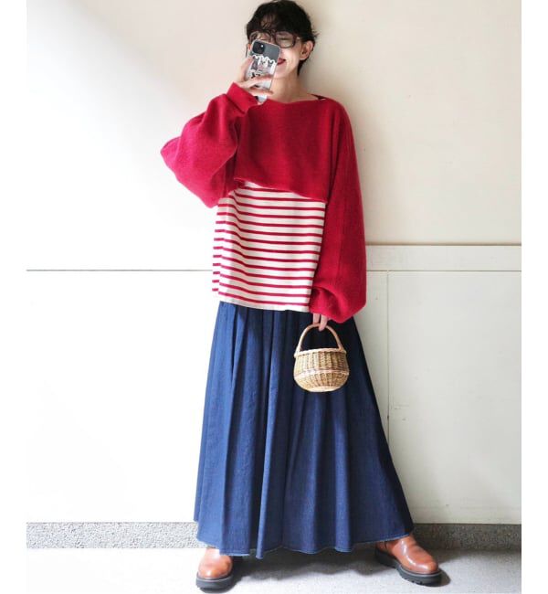 journal standard luxe「10OZデニムタックスカート」|スカート|