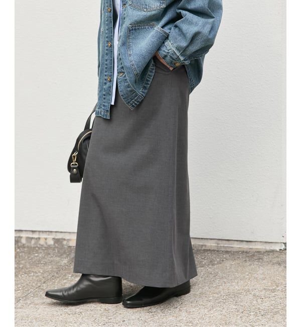 JOURNAL STANDARD「2WAY トロスリットスカート」|スカート|グレー