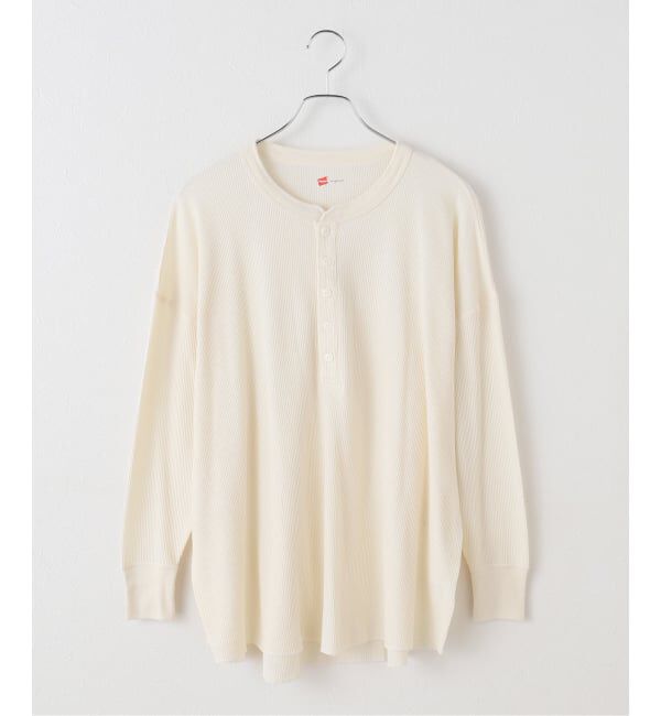 journal standard L'essage「【HANES / ヘインズ 】 ヘンリーサーマル」|Tシャツ・カットソー|ホワイト