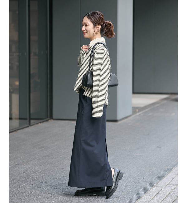 JOURNAL STANDARD「《予約》パイルボーダーポロシャツ」|Tシャツ・カットソー|