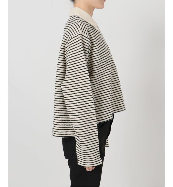 JOURNAL STANDARD「《予約》パイルボーダーポロシャツ」|Tシャツ・カットソー|