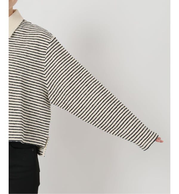 JOURNAL STANDARD「《予約》パイルボーダーポロシャツ」|Tシャツ・カットソー|