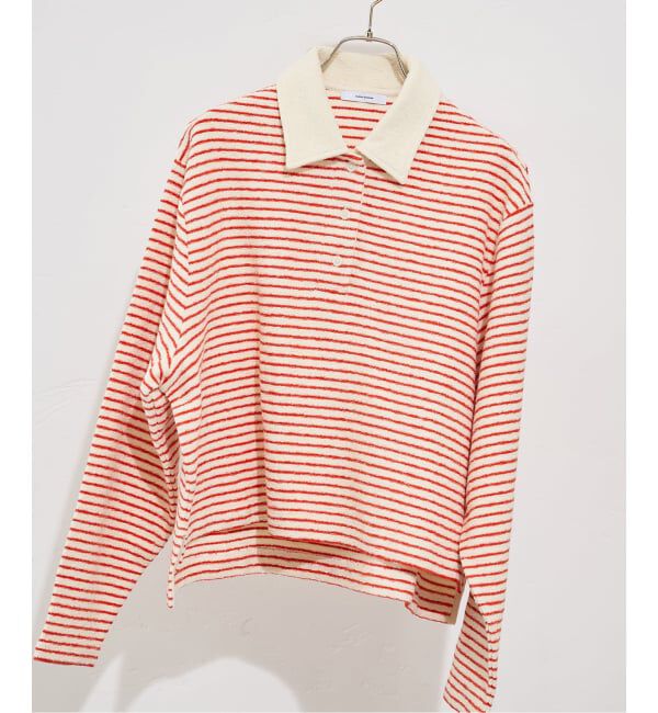 JOURNAL STANDARD「《予約》パイルボーダーポロシャツ」|Tシャツ・カットソー|