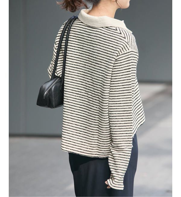 JOURNAL STANDARD「《予約》パイルボーダーポロシャツ」|Tシャツ・カットソー|