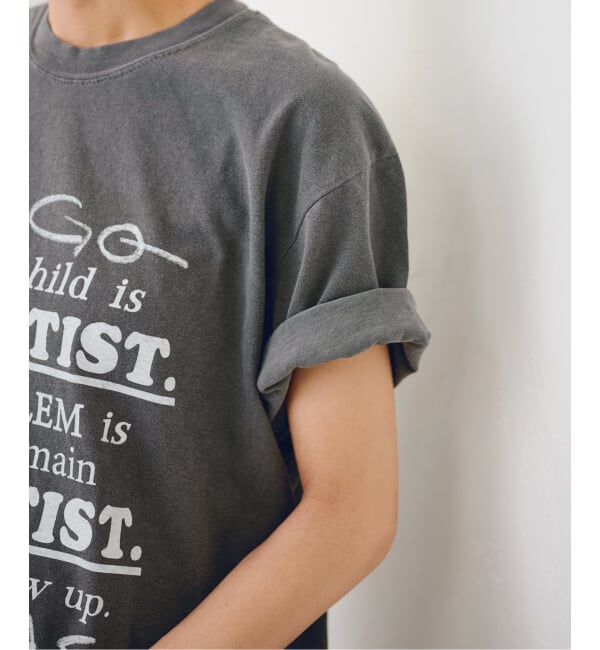 FRAMeWORK「YA GOOD IDEAS &times; KIBITZ HANDWKS MESSAGE TSHIRT」|Tシャツ・カットソー|