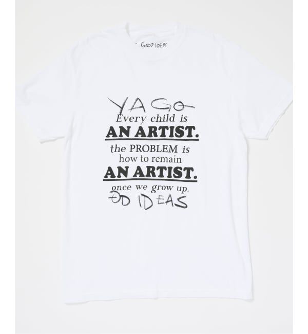 FRAMeWORK「YA GOOD IDEAS &times; KIBITZ HANDWKS MESSAGE TSHIRT」|Tシャツ・カットソー|