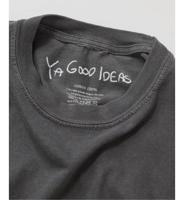 FRAMeWORK「YA GOOD IDEAS &times; KIBITZ HANDWKS MESSAGE TSHIRT」|Tシャツ・カットソー|