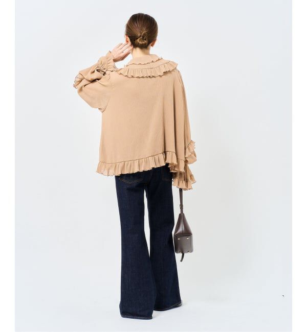 NOBLE「VENIT/ヴェニット RUFFLE CREPE」|シャツ・ブラウス|