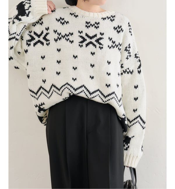 U by SPICK&SPAN「ノルディックニットプルオーバー」|ニット・セーター|